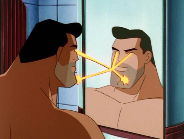 superman shaving